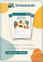 Vorschau - Arbeitsblätter - Einmaleins komplett: verstehen, üben, legen - Deckblatt