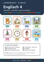 Vorschau - Arbeitsblätter - Englisch 4. Klasse – Jahrespaket passend zu Playway 4 - Deckblatt