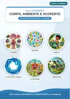 anteprima - Esercizi - Pacchetto Corpo, ambiente e scoperte – In stampato maiuscolo per la classe 1ª - Pagina di copertina