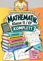 Vorschau - Arbeitsblätter - Mathematik Klasse 11 / EF – Komplett - Deckblatt