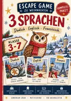 Vorschau - Stundenentwürfe - Materialpaket: Weihnachts Escape Room | Deutsch, Englisch, Französisch & Latein | Klasse 3–7 - Deckblatt