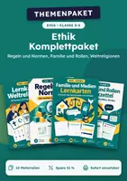 Vorschau - Arbeitsblätter - Regeln und Normen, Komplettpaket Ethik, Klasse 5-6 - Deckblatt