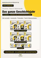 Vorschau - Unterrichtsreihen - Das ganze Geschichtsjahr Klasse 9: alle Lernhefte, Foliensätze, Tests und Klassenarbeiten | Geschichtsträchtig - Deckblatt