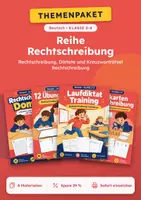 Vorschau - Arbeitsblätter - Themenreihe Rechtschreibung Deutsch, Klasse 3-4 - Deckblatt