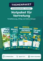 Vorschau - Arbeitsblätter - Fortpflanzung, Vertretungs-Notpaket, Klasse 6 - Deckblatt