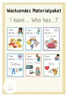 Vorschau - Spiele - Wachsendes Materialpaket - I have... Who has...? Englischunterricht - Deckblatt