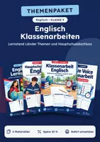 Vorschau - Arbeitsblätter - Klassenarbeiten-Set Englisch, Klasse 9 - Deckblatt