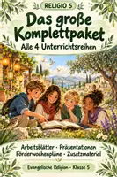 Vorschau - Stundenentwürfe - RELIGIO 5 | Das große Komplettpaket – Alle 4 Unterrichtsreihen mit Zusatzmaterial - Deckblatt