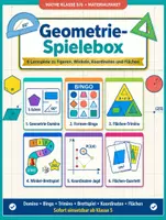 Vorschau - Stundenentwürfe - Geometrie-Spielebox – 6 Lernspiele zu Figuren, Winkeln, Koordinaten und Flächen | Domino, Bingo, Trimino, Brettspiel - Deckblatt