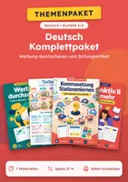 Vorschau - Spiele - Werbung durchschauen, Komplettpaket Deutsch, Klasse 6-8 - Deckblatt