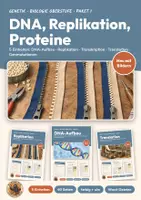 Vorschau - Stundenentwürfe - Genetik Oberstufe Paket 1: DNA, Replikation, Proteine - Deckblatt