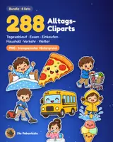 Vorschau - selbst erstellte Cliparts/Grafiken - 288 Alltags-Cliparts: Gesamtpaket mit allen 6 Kawaii-Sets (PNG, transparent) - Deckblatt