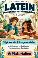 Vorschau - Stundenentwürfe - Latein – Deklinationen verstehen und üben – 6 Materialien - Deckblatt
