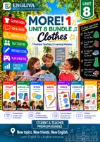 Vorschau - Stundenentwürfe - MORE! 1 Unit 8 (LP 2023) • ENGLIVA BUNDLE: Clothes – Komplettpaket (7 Module) - Deckblatt
