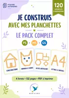 Aperçu - Feuilles d'exercices - 120 modèles en planchettes – Pack de 4 livrets - Page de couverture