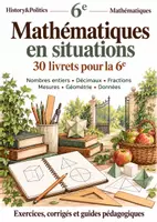 Aperçu - Feuilles d'exercices - Nombres, mesures et données : 30 livrets 6e - Page de couverture