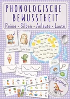 Vorschau - Stundenentwürfe - PHONOLOGISCHE BEWUSSTHEIT – großes MATERIALPAKET ZU REIMEN, SILBEN, ANLAUTEN & LAUTEN | 1. Klasse - Deckblatt