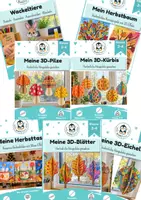 Vorschau - Arbeitsblätter - Herbst Kunst & Basteln Grundschule – 7 kreative Herbstprojekte | Kunstunterricht Klasse 1–4 - Deckblatt