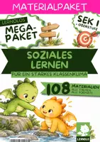 Vorschau - Stundenentwürfe - Soziales Lernen Unterrichtsmaterial Klasse 5 6 7 8 9 10 Oberstufe | 108 Materialien: Arbeitsblätter, Stationenlernen, Workshops, Kartensets, Rituale & Kurzgeschichten | Mega-Paket für die Jahresplanung - Deckblatt
