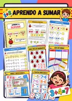 Vista previa - Unidades / Secuencias / Situaciones de Aprendizaje - Iniciar las sumas – Materiales y juegos para aprender a sumar - Portada