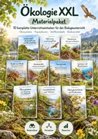 Vorschau - Unterrichtsreihen - Ökologie XXL – Ökosysteme, Populationsdynamik & Biodiversität | 10 komplette Unterrichtseinheiten Biologie Sek I/II | 746 Seiten mit Arbeitsblättern, Modellen und Lösungen - Deckblatt
