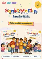 Vorschau - Arbeitsblätter - Sankt Martin Bundle Ethik | Teilen und Licht schenken | Klasse 1 bis 4 | Kamishibai, Wertekarten, Dilemmakarten, Lichterfeste - Deckblatt