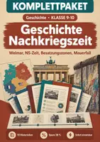 Vorschau - Arbeitsblätter - Geschichte Klasse 9-10: Weimar, NS-Zeit und Nachkriegszeit - Deckblatt