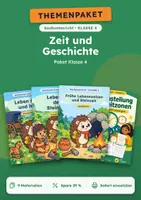 Vorschau - Unterrichtsreihen - Zeit und Geschichte, Paket mit 9 Materialien, Klasse 4 - Deckblatt