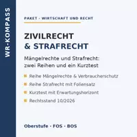 Vorschau - Stundenentwürfe - Zivil- & Strafrecht: Paket Kl. 13 - Deckblatt