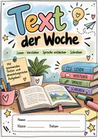 Vorschau - Arbeitsblätter - Materialpaket "Text der Woche" - Deckblatt