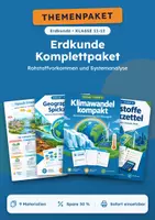 Vorschau - Arbeitsblätter - Rohstoffvorkommen, Komplettpaket Erdkunde, Klasse 11-12 - Deckblatt