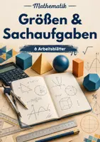 Vorschau - Arbeitsblätter - Mathe Klasse 5 – Größen & Sachaufgaben - Deckblatt
