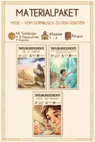 Vorschau - Präsentationen/Tafelbilder - Mose - Vom Dornbusch zu den Geboten - Deckblatt