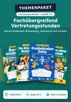 Vorschau - Arbeitsblätter - Vertretungs-Set Fachübergreifend (Teil 1), Klasse 7-8 - Deckblatt