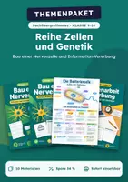 Vorschau - Arbeitsblätter - Themenreihe Zellen und Genetik, Klasse 9-10 - Deckblatt