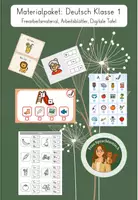 Vorschau - Arbeitsblätter - Materialpaket: Deutsch Klasse 1 (Buchstaben) - Deckblatt