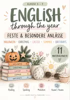 Vorschau - Arbeitsblätter - Englisch Feste & Feiertage MEGA-BUNDLE | Halloween, Christmas, Easter & Summer | 11 Pakete Kl. 5–7 - Deckblatt