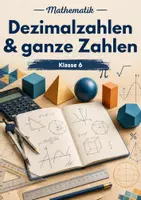 Vorschau - Arbeitsblätter - Dezimalzahlen & ganze Zahlen Bundle - Deckblatt