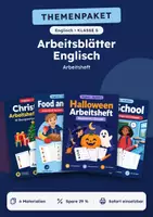 Vorschau - Arbeitsblätter - Arbeitsblätter Englisch, Paket mit 6 Materialien, Klasse 5 - Deckblatt