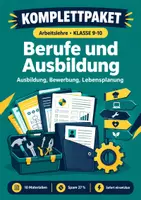 Vorschau - Arbeitsblätter - Berufsorientierung und Ausbildung Klasse 9-10 – Paket - Deckblatt