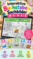 Vorschau - Arbeitsblätter - Interaktive Buchstaben Suchbilder für das Smartboards (W-D-N-K-B) - Deckblatt