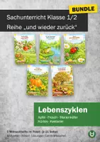 Vorschau - Arbeitsblätter - Lebenszyklen Bundle: Sachunterricht Klasse 1/2 - Deckblatt