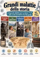 anteprima - Esercizi - Le grandi malattie della storia – 5 fascicoli per la 1ª e 2ª media | 83 pagine - Pagina di copertina