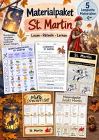 Vorschau - St. Martin – Umfangreiches Materialpaket mit 5 vielseitigen Unterrichtsmaterialien - Deckblatt