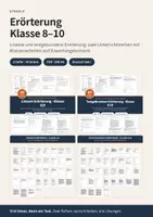 Vorschau - Unterrichtsreihen - Erörterung Klasse 8–10 – linear und textgebunden: 2 Reihen im Paket - Deckblatt