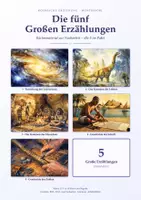 Vorschau - Bildkarten - Die fünf Großen Erzählungen – Sparpaket Kartenmaterial zur Nacharbeit (Montessori) - Deckblatt