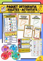 Vista previa - Unidades / Secuencias / Situaciones de Aprendizaje - Paquet d'Ortografia Primaria: guies+ xuletes+Activitats - Portada