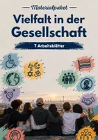Vorschau - Arbeitsblätter - Vielfalt in der Gesellschaft – Inklusion, Toleranz, Diskriminierung, Zusammenleben (7er-Bundle) - Deckblatt