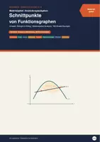 Vorschau - Arbeitsblätter - Schnittpunkte von Funktionsgraphen: Umwelt, Biologie & Alltag | Materialpaket Analysis - Deckblatt