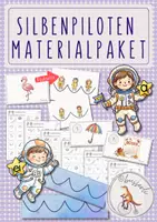 Vorschau - Unterrichtsreihen - SILBENPILOTEN MATERIALPAKET Klasse 1 - Deckblatt